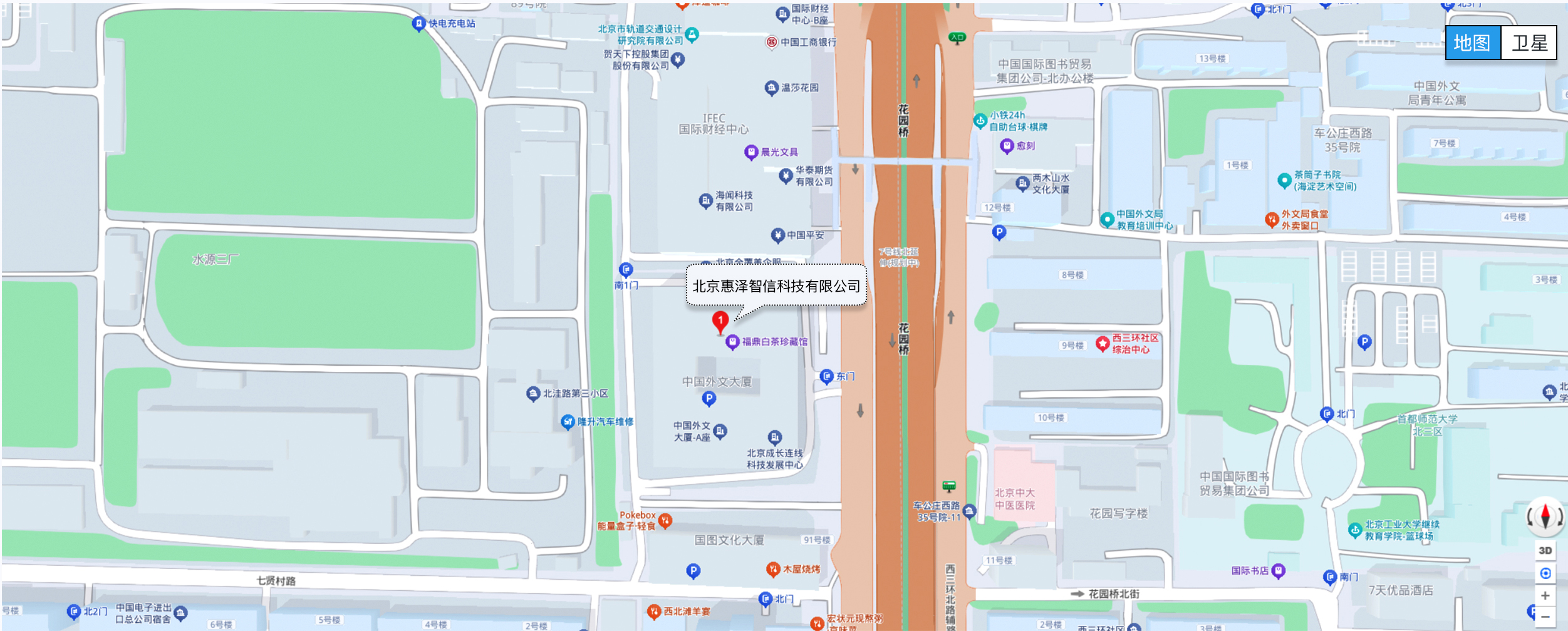 北京办公地址地图